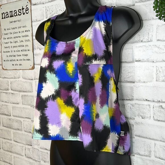 Roxy Y2K Vintage Flare Crop Top Tank Top Y2K - Picture 1 of 8